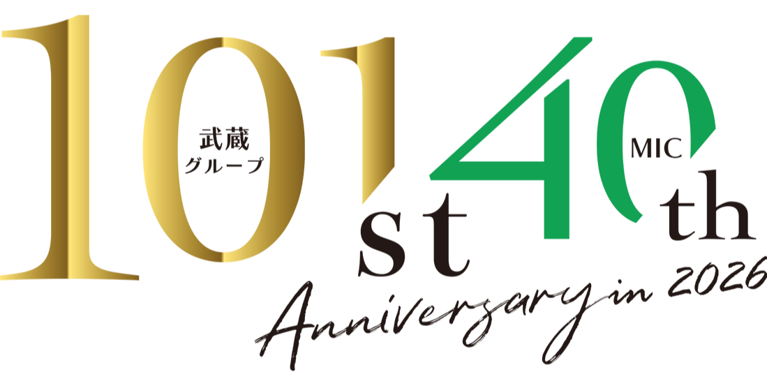 株式会社武蔵ブライダルズ100周年ロゴ